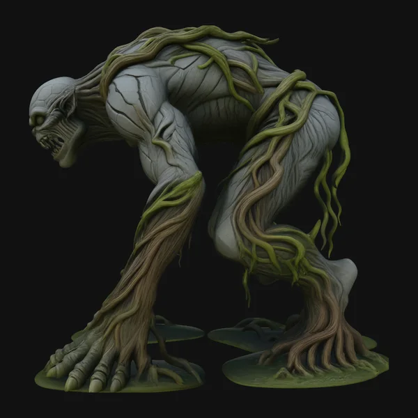 Swamp Tree Creature Statue Design 4